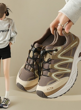 ins韩版新款老爹鞋女2025秋季学生运动跑步鞋休闲鞋厚底y107爆款