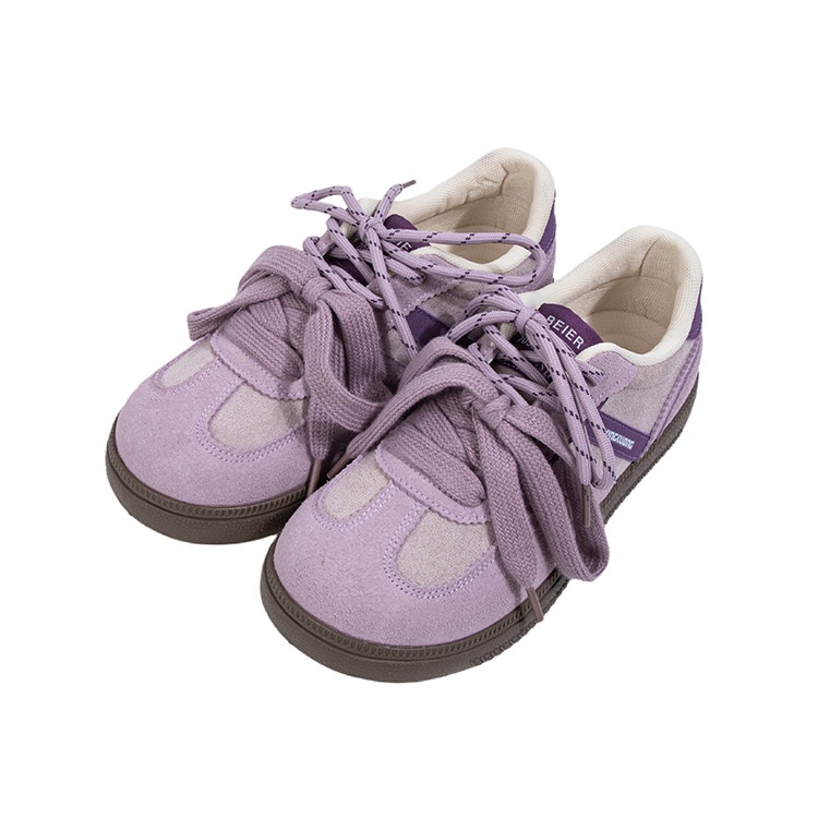 小众潮鞋 2025新款复古风 休闲板鞋2024新款低帮双系带鞋女鞋热销