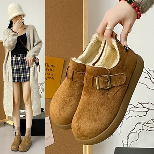 冬季 街拍bn5001爆款 新款 ins加绒休闲运动百搭板鞋 韩版 2025勃肯鞋