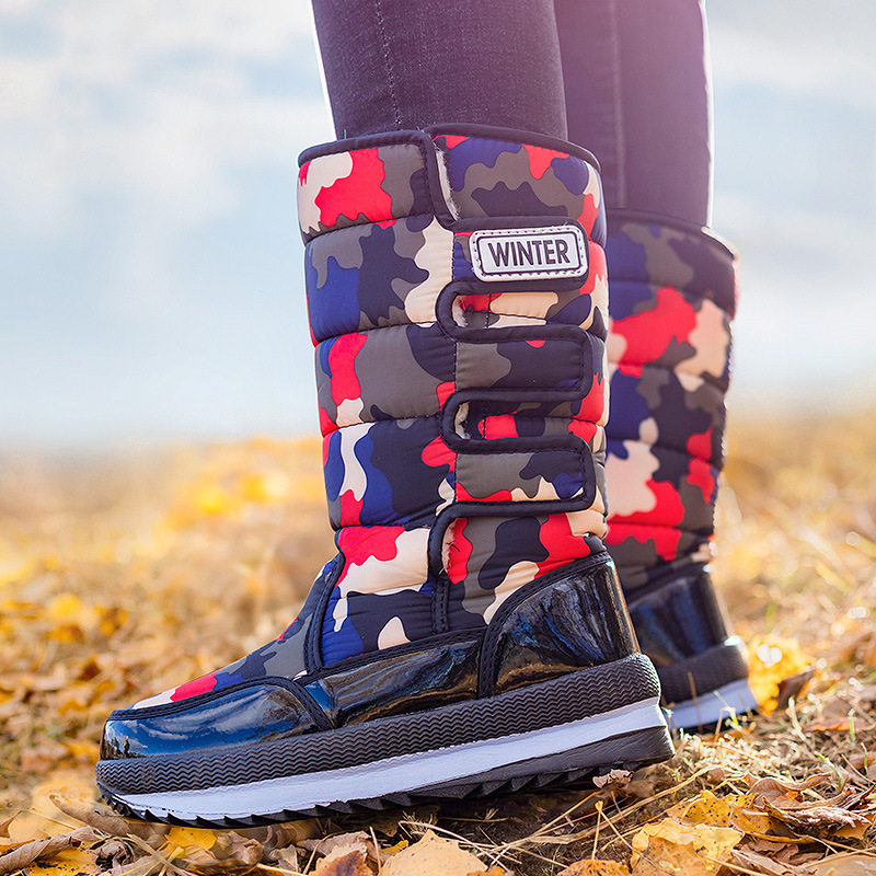 大码跨境雪地靴男加绒加厚冬季防水防滑棉鞋高筒休闲厚底靴爆款,女鞋,时尚雪地靴,淘宝优惠券,粉丝福利购,淘宝优惠卷