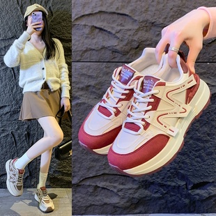 老爹女鞋 ins韩版 学生跑步运动鞋 休闲鞋 2025秋季 jcf2701爆款 新款