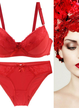2025 New Women Push Up Bra Sets Intimates Lace Thongs Underw