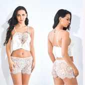 and 时尚 comfortable Fashionable pajama sets 蕾丝花边睡衣套装