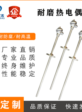 耐磨热电偶 WRNN-530/430 电厂循环流化床专用耐磨抗震热电偶