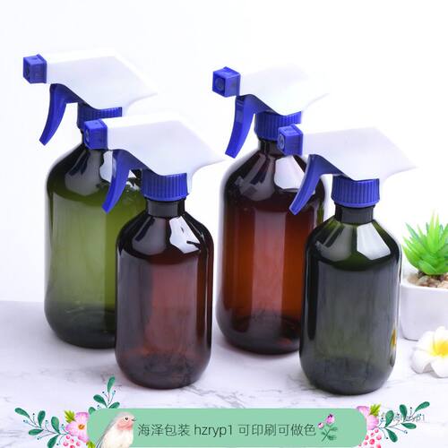 28牙方枪喷头浇花瓶300ml500毫升细脖塑料小喷瓶可调节喷水喷雾瓶