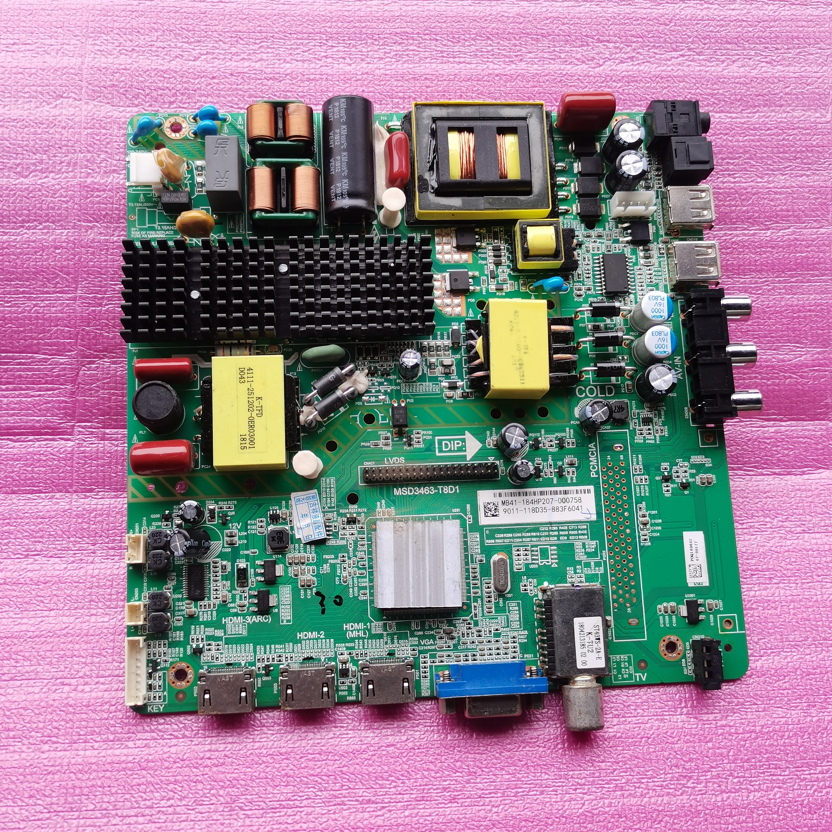 飞利浦50PFF4002/98主板