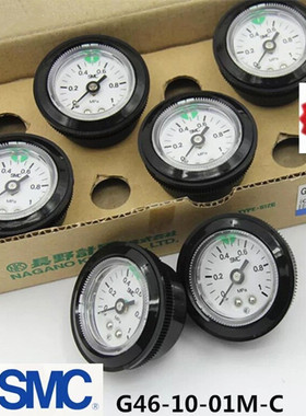 日本原装SMC全新原装压力表G36-10-01SMC G46-10-01M-C特价气压表