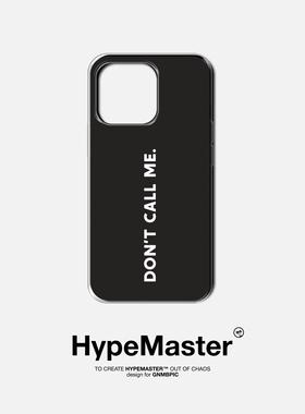 原创意磨砂黑色字母高级ins风适用苹果15pro手机壳iPhone14promax