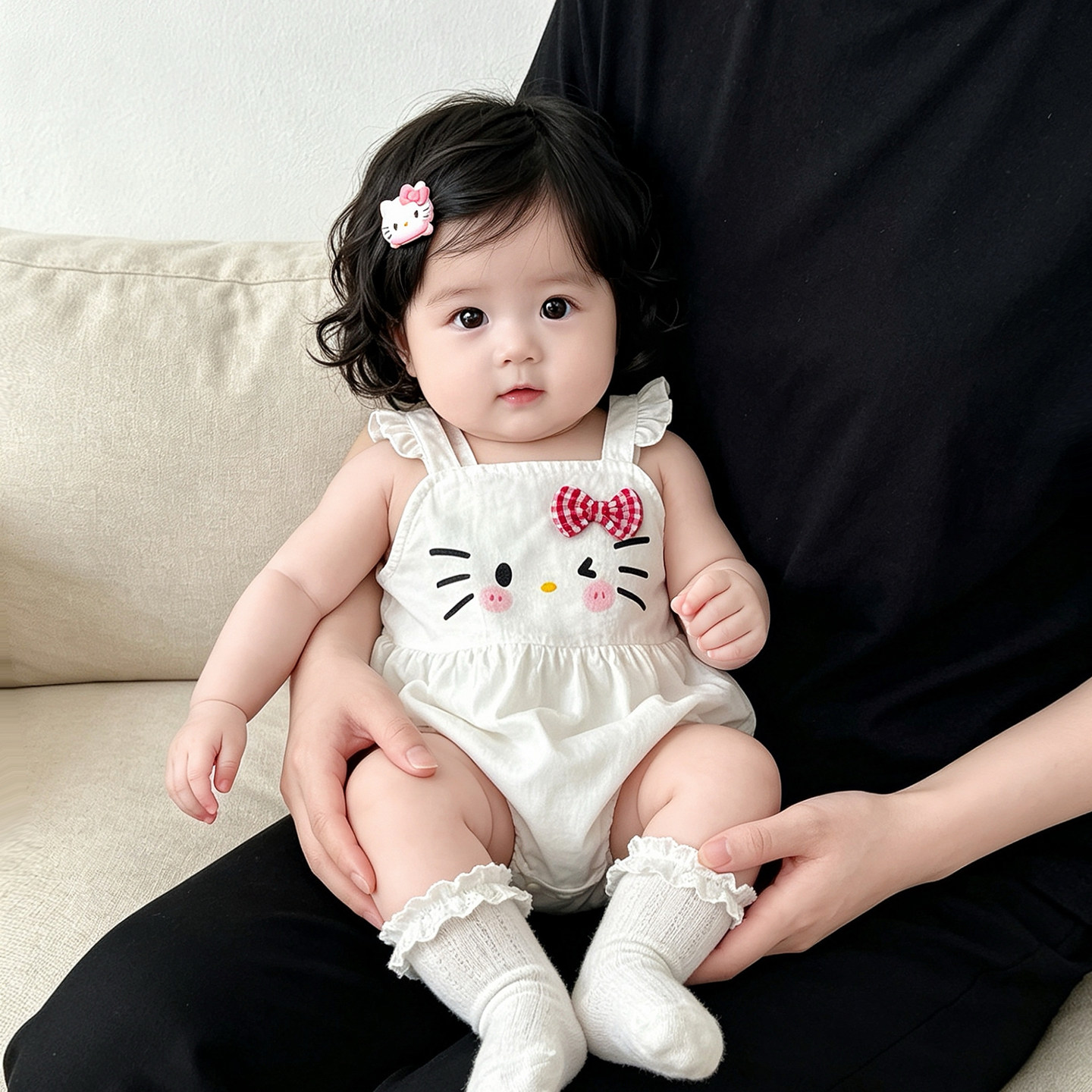 宝宝衣服夏款时髦连体衣夏天薄款婴幼儿包屁衣女宝宝夏季女婴哈衣