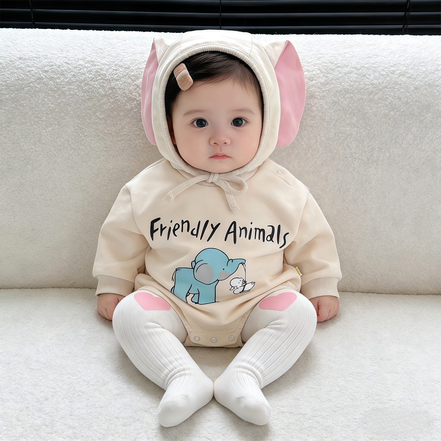 韩版男女宝宝衣服春装婴儿连体衣春秋季哈衣可爱套装爬服配打底裤,童装/婴儿装/亲子装,连身衣/爬服/哈衣,淘宝优惠券,粉丝福利购,淘宝优惠卷