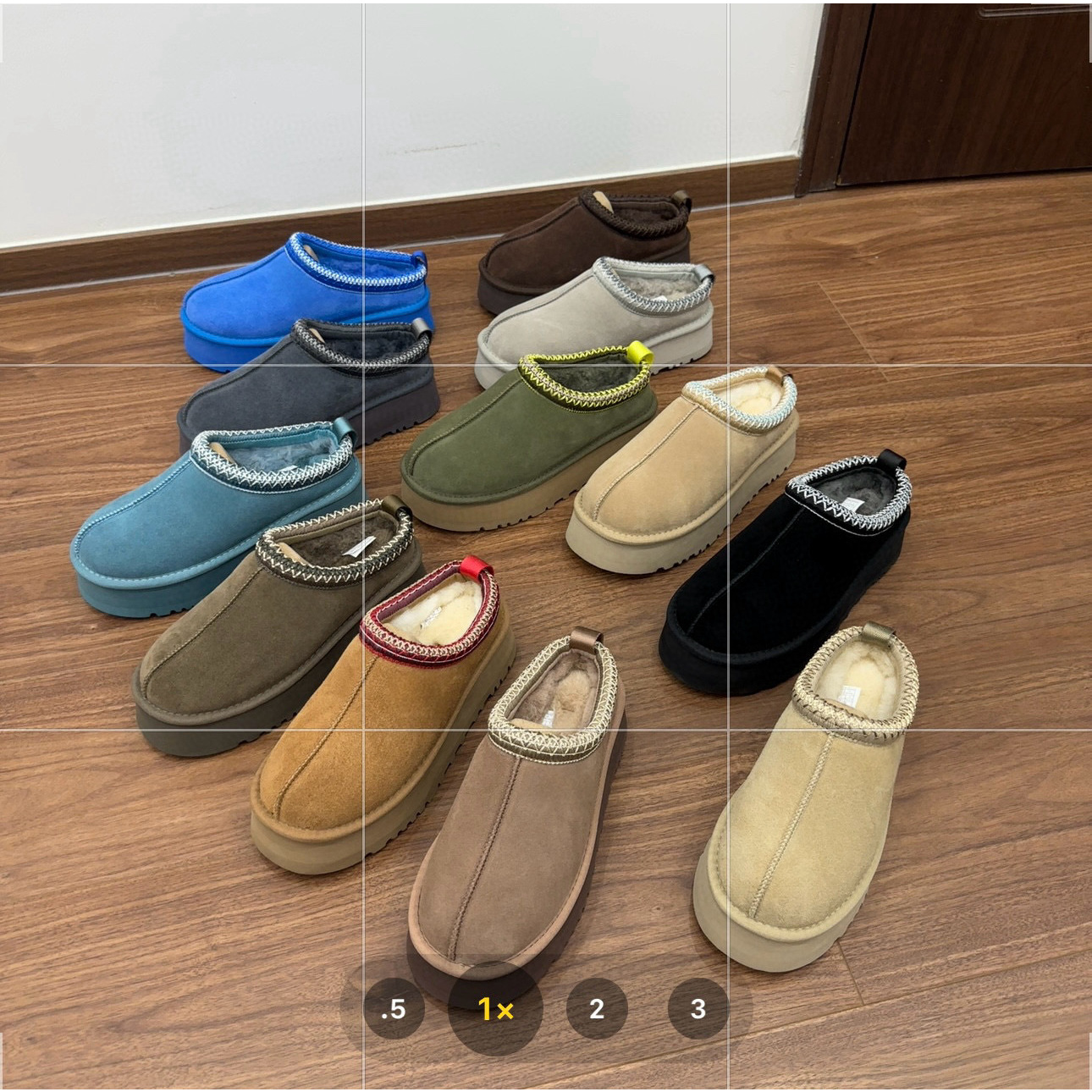 河南桑坡新款民族风厚底女款羊皮毛一体短款懒人鞋雪地靴民族风拖