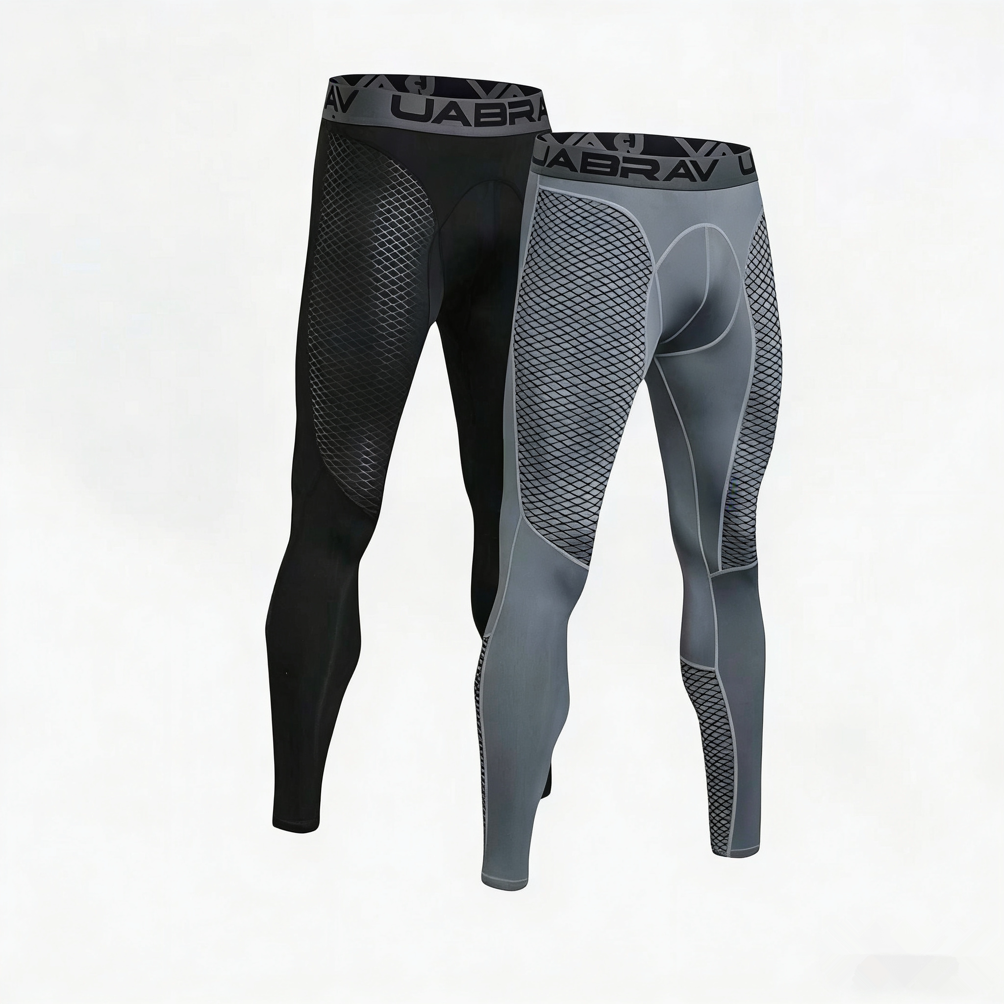 BORGVANS男子运动紧身裤弹力压缩速干篮球训练透气打底健身裤