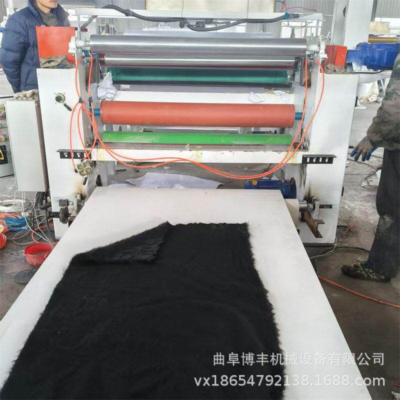自粘毛绒布料背胶机 EVA泡棉海绵不干胶涂胶机双面胶离型纸贴合机