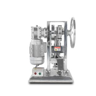 TDP5N电镀款小型单冲压片机维生素C糖果粉末制片机中药奶粉压片机