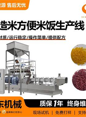 印度人造米加工设备碎米加工设备人造米烘干机人造米方便米生产线