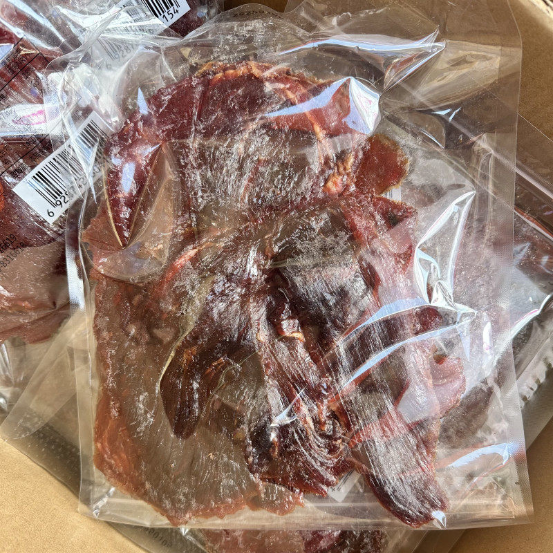 裕杨猪肉脯500g网红原切后腿肉脯大片手撕黑椒原味猪肉干解馋零食