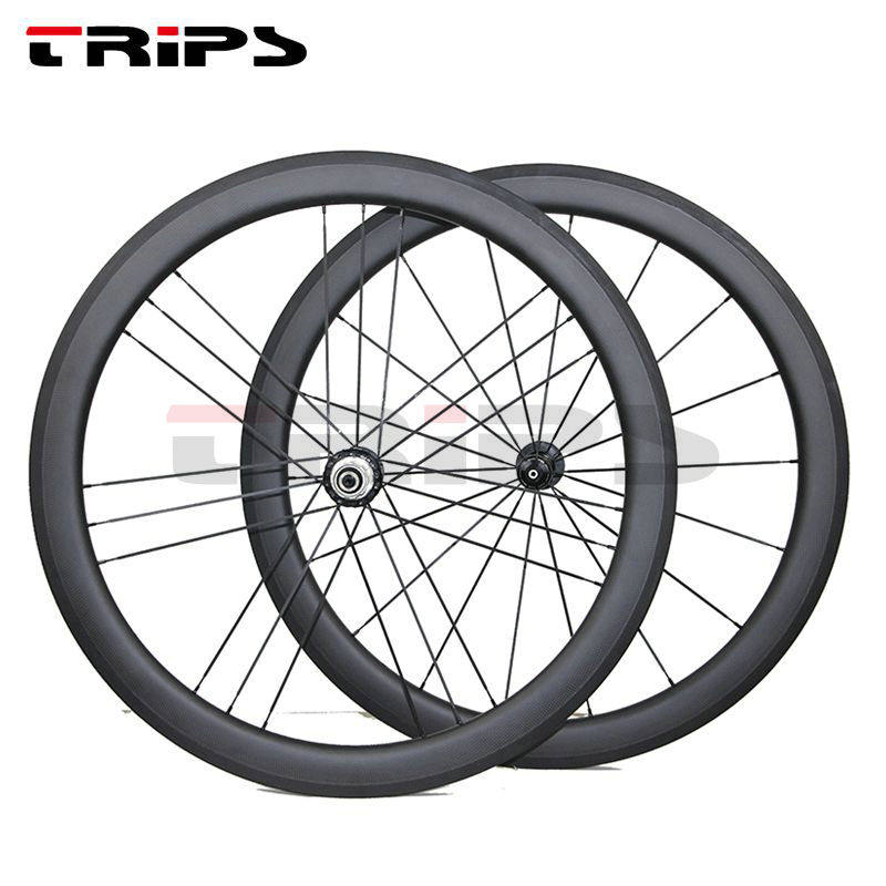 R13超轻碳纤维公路自行车轮组700C开口真空V刹碳刀管胎G3公路轮组