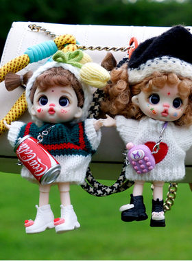 正品公仔手机挂件玩偶换装扮娃衣书包饰品可爱女孩公主生日礼物