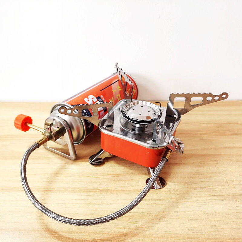 分体式户外小方炉防风猛火炉具