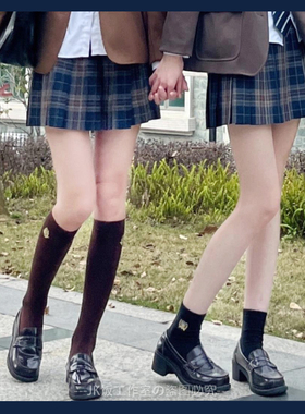 2025冬季新款乐福鞋复古英伦jk鞋子女原创学生圆头厚底粗跟小皮鞋