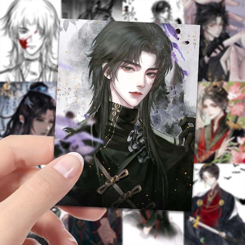 126张古风手游梦人间贴纸ins高颜值阿厌谢回周边手机手账装饰贴画