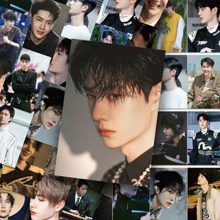 128张王一博明星周边贴纸高颜值ins手账手机壳笔记本装 饰防水贴画