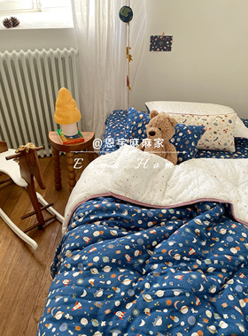 韩国专柜床品江南儿童Tinycosmos儿童一体被软糯亲肤整体可机洗