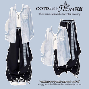 韩系夏季通勤穿搭休闲职业套装女2026超火夏装一整套小个子衣服