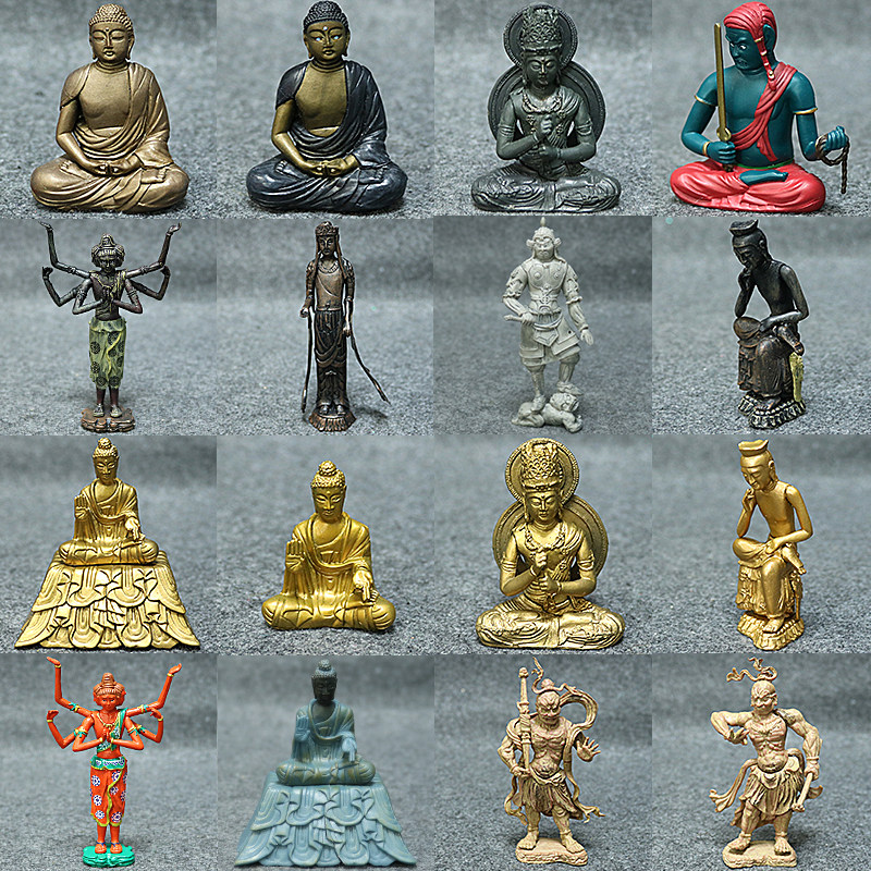 正版散货日本epoch和之心四大天王伐折罗神像佛像大全摆件模型车
