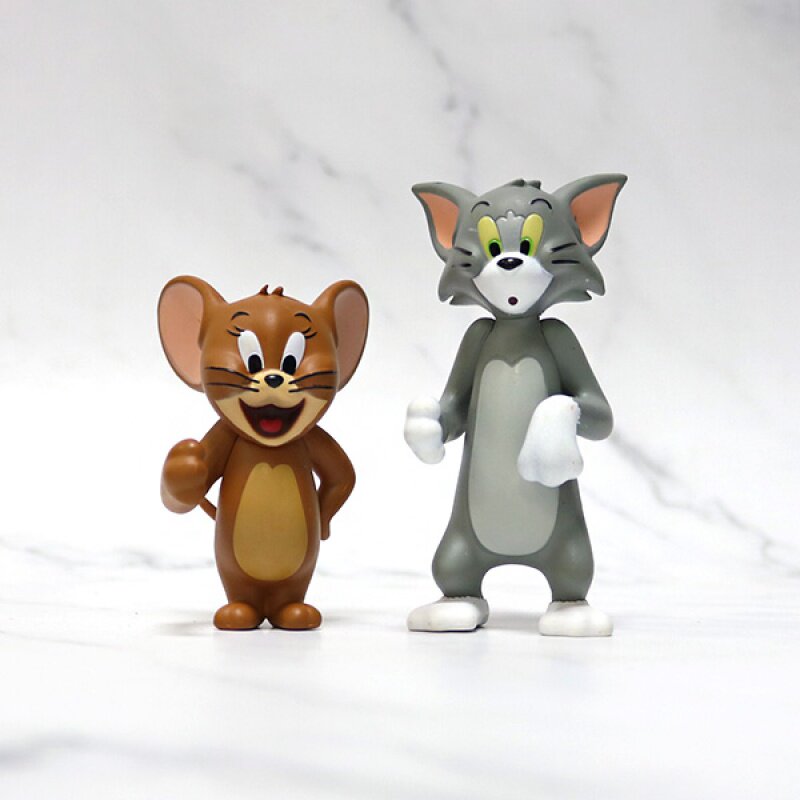 包邮正版散货猫咪和老鼠汤姆猫杰瑞鼠经典卡通动漫手办模型摆件
