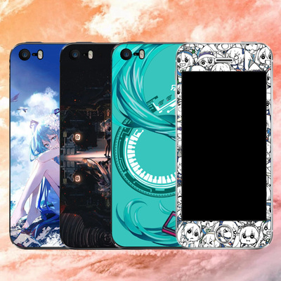 iPhone5s个性卡通彩膜定制苹果5