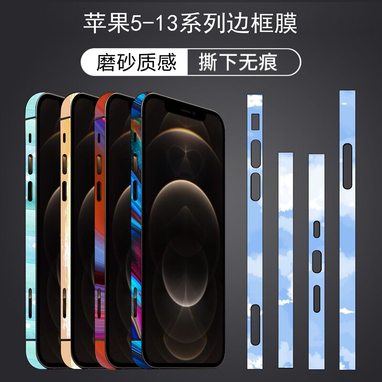 iphone14promax酷炫卡通侧边贴纸