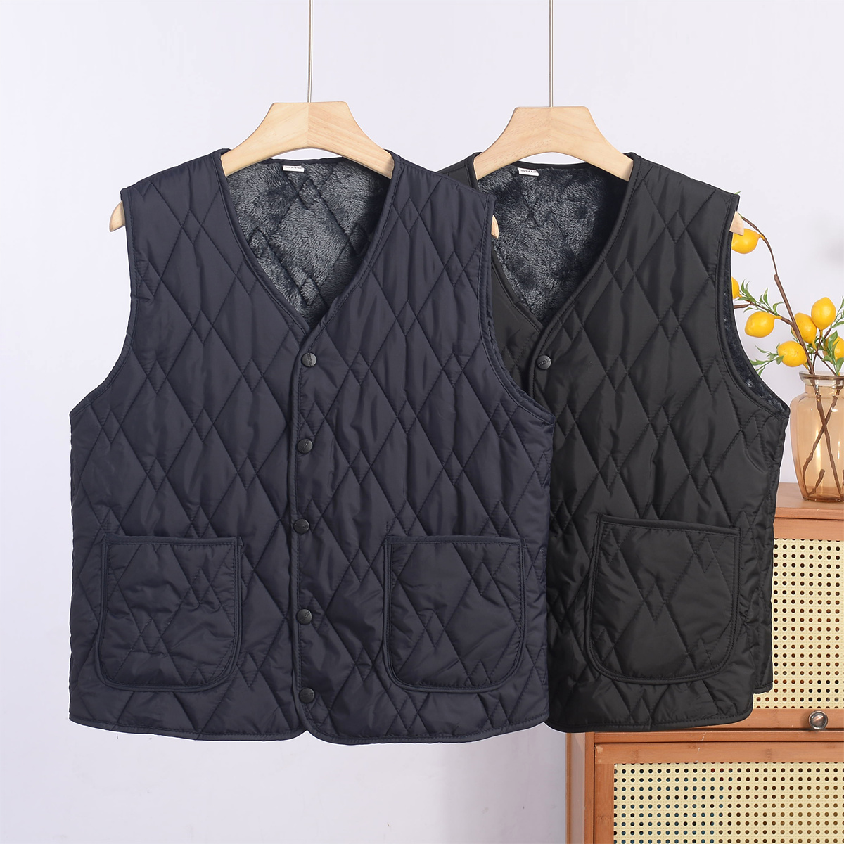 2025新款加绒马甲休闲短款