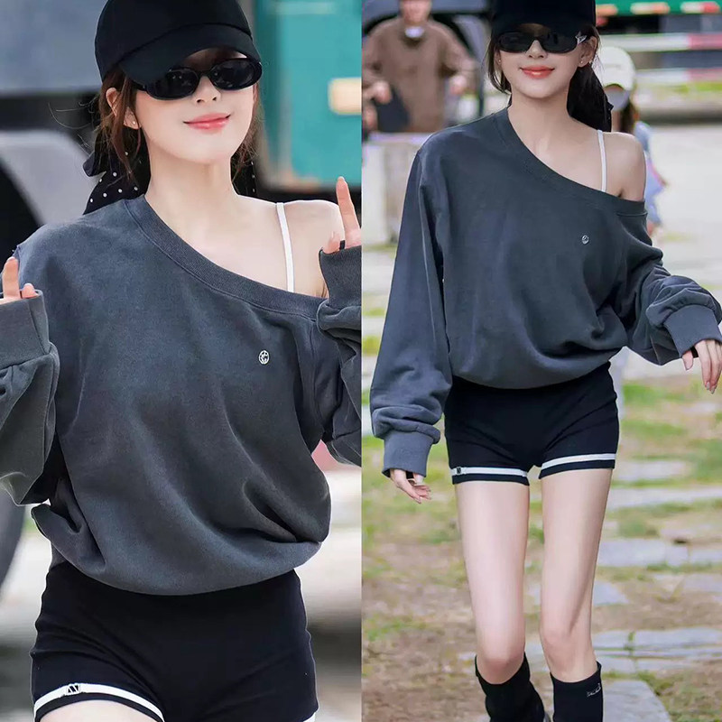 许你耀眼赵露丝同款游泳衣女连体平角吊带保守度假高级感温泉泳装