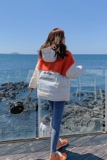 大货已出！羊羔毛拼接贴标炫彩棉服8518/1970/P165控238，女装棉衣/棉服，依依服饰