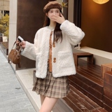 新品现货！小香风兔毛M101-P175控258，女装毛呢外套，依依服饰