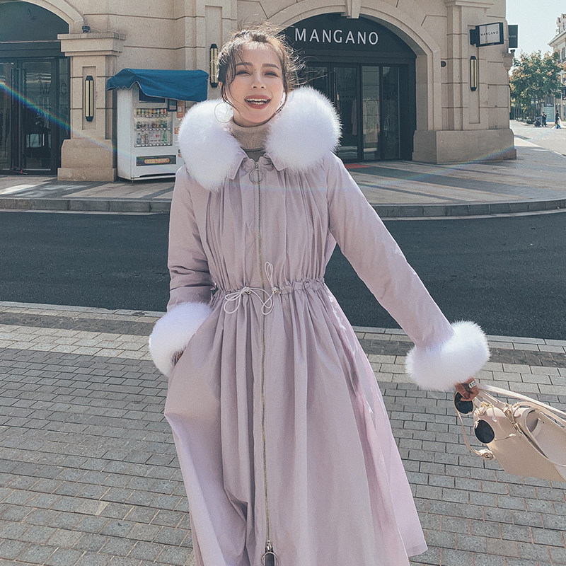 大货现货！2022冬季新款收腰长款服M30-P180控268，女装棉衣/棉服，依依服饰