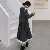 现货充足！拼色连衣裙2266-P125控178，女装连衣裙，依依服饰