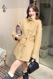 【新品现货】高端立领双面羊绒大衣6200短P255控378长P275控398，女装毛呢外套，依依服饰