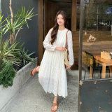 新品现货！绝美立体花朵背心+连衣裙8616-P195控318，女装套装/套裙，依依服饰