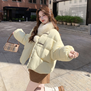 【现货】风真狐狸毛围脖90绒羽绒服B001-M188-P265控388图片