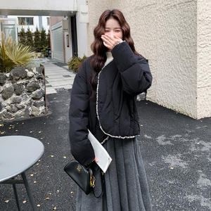 【现货】韩系花朵盘扣羽绒服 M180-P225控338图片