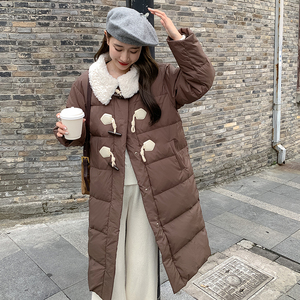 【图】现货！标90白鸭绒牛角扣羽绒服M92-P295控458