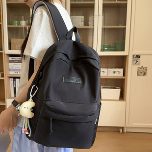 ins风初中高中大学生旅行书包百搭双肩包女旅游户外超轻便小背包