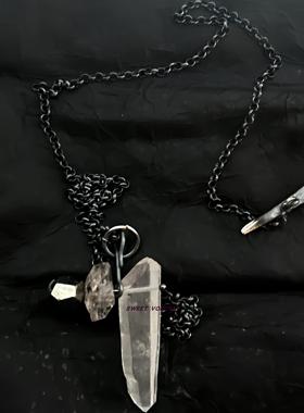 「清仓现货秒发」Detaj 925银双面晶体组合项链 最后一件