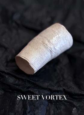 「现货秒发」Detaj 经典白色绷带长款银质戒指