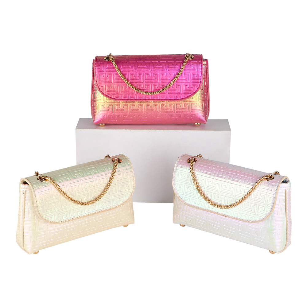 欧美时尚镶钻PU手拿包女斜挎链条包百搭晚会小方包简约百搭单肩包