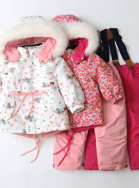 女童保暖滑雪服防水套装外出服