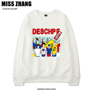 新款 上衣宽松韩版 情侣装 BF风秋季 潮衣服班服 卫衣女装 2019秋冬装