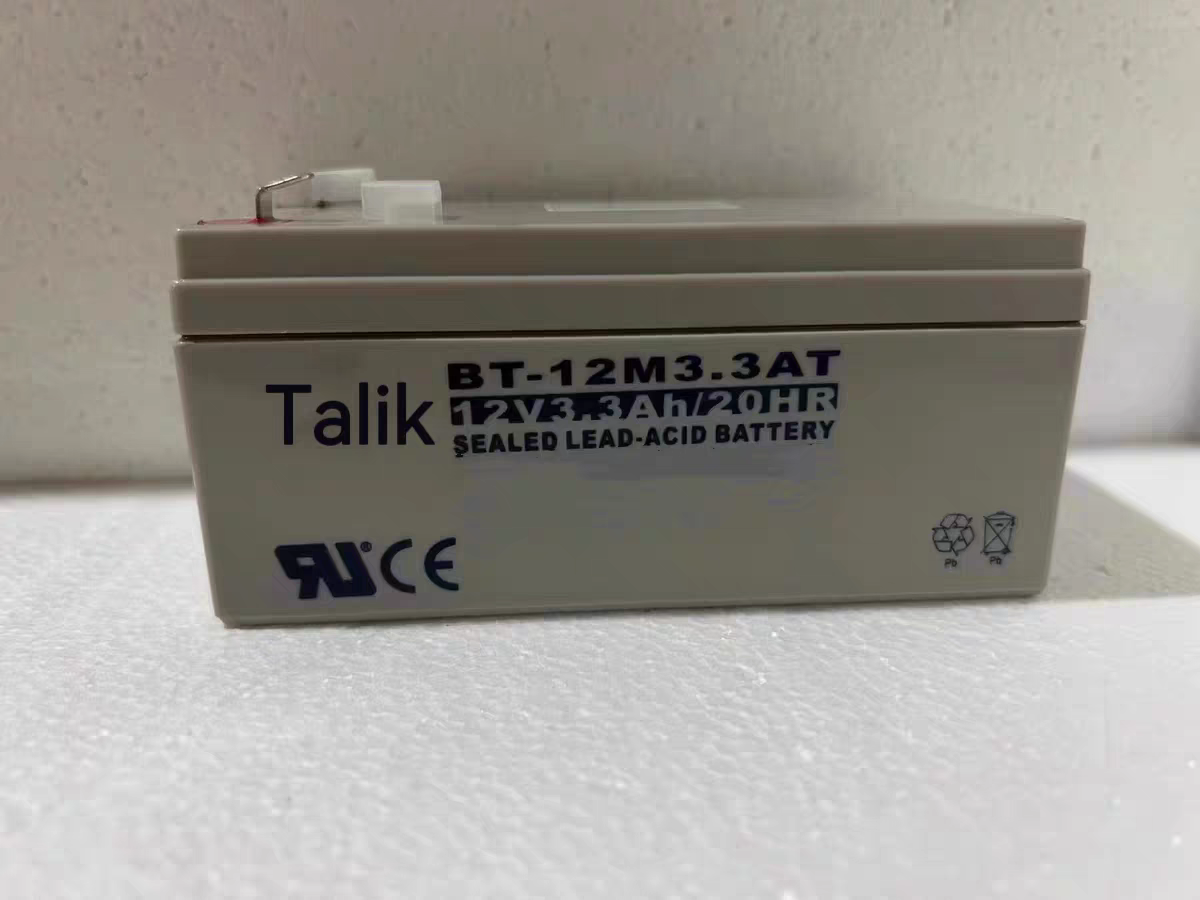 Talik蓄电池12V3.3AH20HR铅酸免维护 UPS电源直流屏消防报警主机